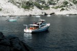 Mouillage dans les calanques